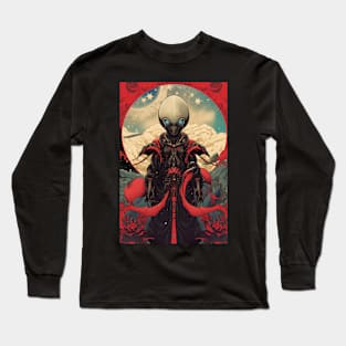 Samurai alien Long Sleeve T-Shirt